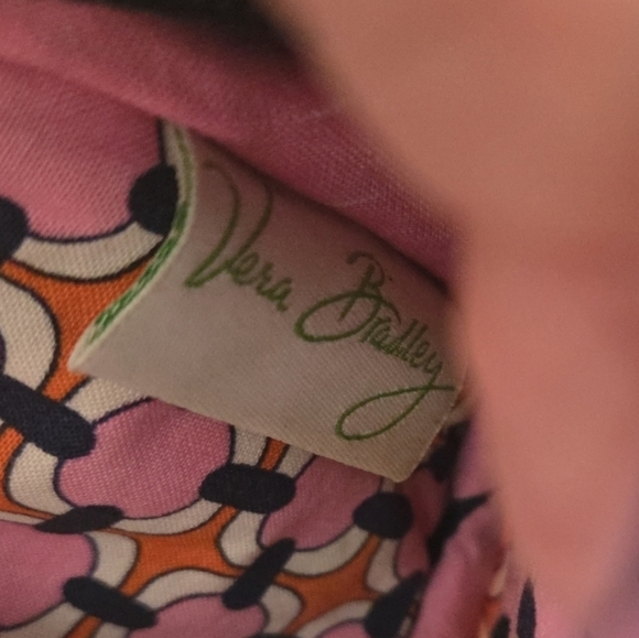 Vera Bradley Crossbody Little Hip Bag He Loves Me Pink  Print Quilted Mini Bag - Picture 6 of 8